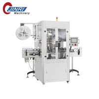 Prix usine étiqueteuse ronde en plastique verre bouteille de vin adhésif autocollant poignée étiquetage Machine d'emballage