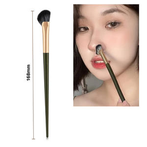 Set di 5 <span class=keywords><strong>Pennelli</strong></span> <span class=keywords><strong>per</strong></span> Trucco Viso a Mezza Ventaglio <span class=keywords><strong>in</strong></span> Setole Sintetiche <span class=keywords><strong>per</strong></span> Contorno, Blush, Correttore Angolato, Occhi e Naso - Product Image 2