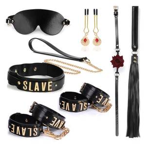 Ensemble de bondage 7 pièces avec valise, jouets sexuels pour adultes, accessoires exotiques pour couples, boutique sexy MUQU - Product Image 3