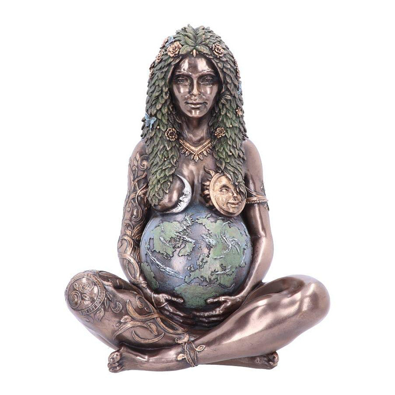 Заводская самая дешевая цена, греческая Gaia, статуэтка богини Матери Земли, статуэтки духовной природы, Декор для дома