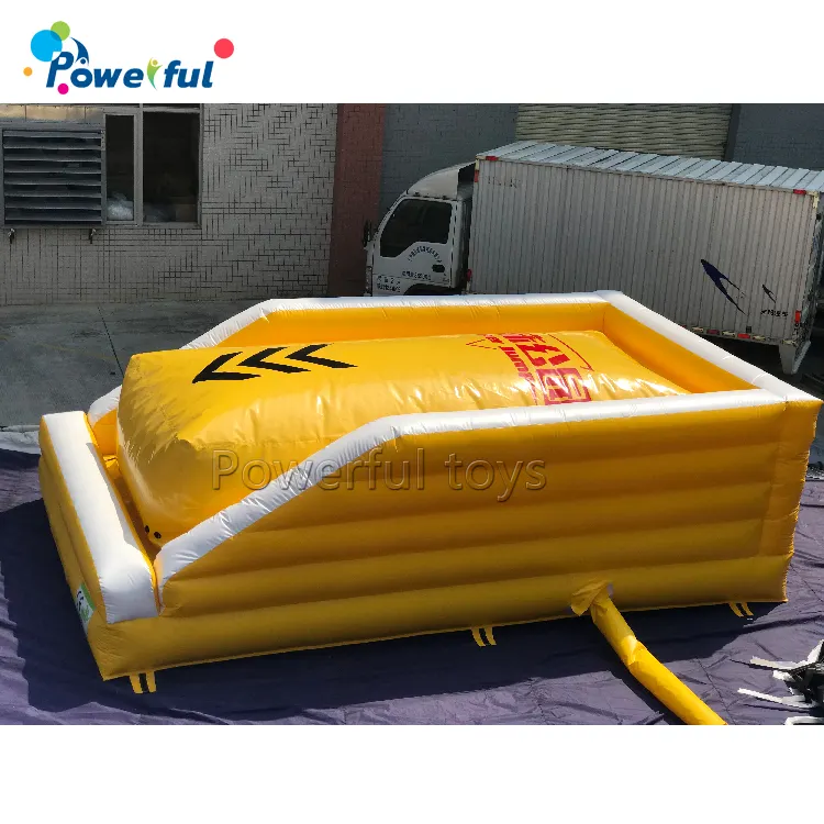 Bouncing trapeze inflatable blob airbag for Trampoline park