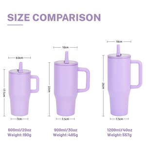 Nuevo Vaso para Helado de Doble Capa, Antiderrames, con Tapa Plegable y Pajita, Portátil, para Beber Directamente, para Coche - Product Image 2