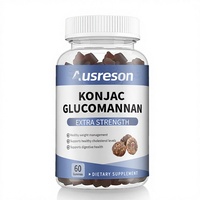 Gummies de Glucomannane de Konjac Ausreson OEM pour une Gestion Saine du Poids et une Santé Digestive Améliorée