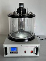 Equipo de prueba cinemática inteligente de la viscosidad del aceite de petróleo de 4 agujeros del cilindro doble del/viscosímetro