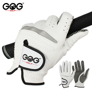 Gants de <span class=keywords><strong>golf</strong></span> pour hommes main gauche/droite en cuir véritable de mouton souple et respirant avec granules antidérapants Gants de <span class=keywords><strong>golf</strong></span> pour hommes Logo personnalisé - Product Image 4