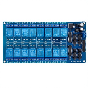 16 Way Relay Module Development Board 5V <b>12V</b> with Optocoupler Protection and LM2596 Power Supply - Product Image 1