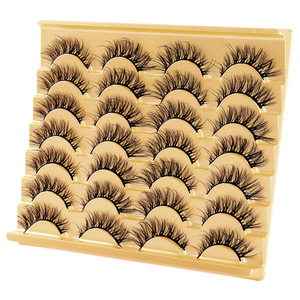 Cils complets en <span class=keywords><strong>bande</strong></span> Savage Growth, 14 paires, épais, volumineux, 25 mm, application facile sans effort - Product Image 1