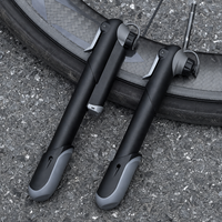 Pompe à vélo professionnelle Boyan portable, mini, légère, haute pression, en plastique technique pour VTT/vélo de route, noire