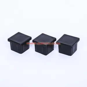 Customized Tubing Insert PP PE Plastic Ribbed Insert for Square Pipe Steel Tube Plugs