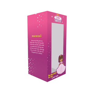 カスタム印刷された18インチの大きなロシアの柔らかいぼろ人形医薬品折りたたみ式包装段ボール紙ディスプレイボックス窓付き - Product Image 2