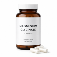 Capsules de glycinate de magnésium végétalien à marque privée 500 mg – Magnésium chélaté à absorption élevée