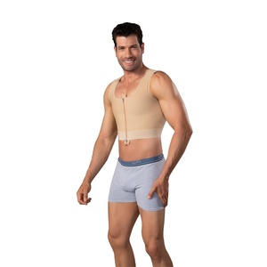 Gilet modellante da <span class=keywords><strong>uomo</strong></span> in spandex con cerniera, correttore di postura anti-cifosi e controllo pancia, per il mercato transfrontaliero Europa-America - Product Image 5