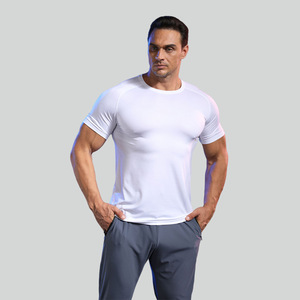 OEM Customized Nylon Spandex Lightweight Skinny Fit Summer Breathable Eco-Friendly Anti-Bacterial Workout Training Compression - Product Image 6