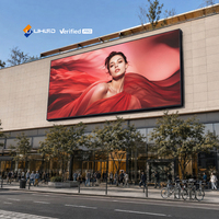 Pantalla LED UHLED para Exteriores, IP66, Gabinete de Aluminio Completo, Pantalla Publicitaria de 960x960 mm para Fachada de Edificios y Centros Comerciales