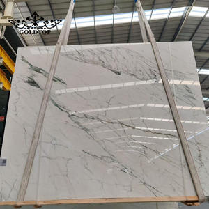 Losas de Mármol Natural Pulido Goldtop Calacatta Vagli para Encimeras, Mesas de Baño, Pisos, Mesas de Comedor, Mesas de Centro y Hoteles - Product Image 1