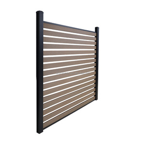 Panneaux <span class=keywords><strong>de</strong></span> clôture WPC co-extrudés, panneaux <span class=keywords><strong>de</strong></span> clôture <span class=keywords><strong>de</strong></span> <span class=keywords><strong>jardin</strong></span> composites <span class=keywords><strong>pour</strong></span> la protection <span class=keywords><strong>de</strong></span> l'intimité à domicile, protection <span class=keywords><strong>de</strong></span> voie d'accès, treillis <span class=keywords><strong>en</strong></span> fer, plastique et <span class=keywords><strong>bois</strong></span>, portails - Product Image 4