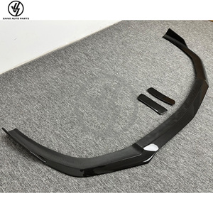 Nouveau kit de carrosserie de conversion automobile en fibre de carbone sèche brillante tissée sergé style OD pour lèvre avant, séparateur avant et diffuseur pour Lamborghini Huracan EVO AWD - Product Image 5