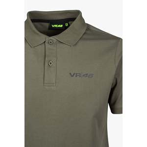 Camiseta Polo Oficial VR46 Core Collection, Diseño Valentino-Rossi, Verde, Algodón, para Hombre, Tallas XS-XXL, para Uso Casual - Product Image 1