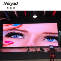 Écran LED P4 256x256mm, panneaux d'affichage LED pour stockage de titres, matrice LED 64x64 points, matrice LED SMD2121 Nation Star, tableau d'affichage LED couleur