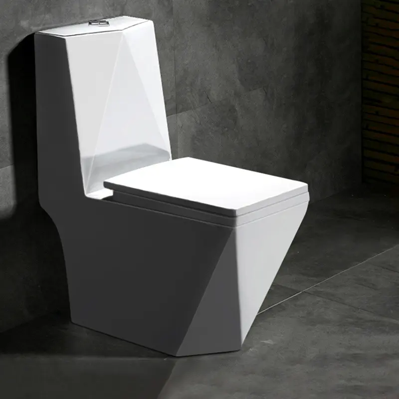 Bồn Cầu Wc Màu Trắng Wc Dụng Cụ Vệ Sinh Commode Một Mảnh Tủ Nước Phòng Tắm Bằng Gốm Bồn Cầu