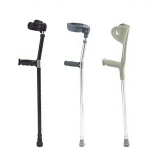 Light Weight Adjustable Aluminum Alloy Old Man Elbow <b>Crutch</b> - Product Image 1