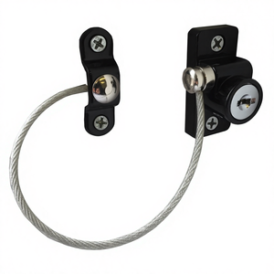 Modern White Zinc Alloy Child <strong>Safety</strong> <strong>Locks</strong> Sliding Doors <strong>Windows</strong> Restrictor Easy Installation Commercial &amp; Hotel Use - Product Image 1