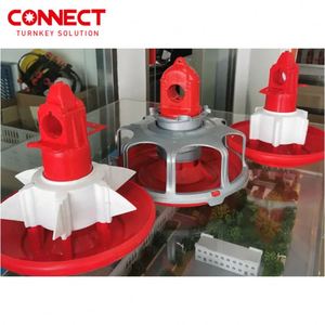 New Hoàn Chỉnh Gà Nhà Thiết Kế Cho Gia Cầm Nuôi Chìa Khóa trao tay Tự Động Gà Khay Nước Pan Hệ Thống Cho Ăn - Product Image 4