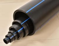 Tuyau en polyéthylène haute densité (HDPE) résistant à la corrosion et aux UV, durée de vie de 50 ans, tailles personnalisées (20 mm-1200 mm), livraison directe d'usine