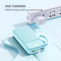 Producto más vendido en Alibaba, pantalla digital LED, Banco de energía portátil multipuerto para teléfono, 20000 Mah