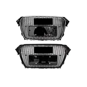 <b>For</b> B8.5 2013-2016 Upgrade RS4 Style Car Front Bumper <b>Grille</b> Honeycomb <b>Mesh</b> Racing Cover Trim Accessories - Product Image 3