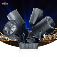 MengYi - Focos LED para Exteriores de 3KW, 4KW y 5KW, Tres Cabezas, DMX512, Resistentes al Agua, 8000K RGB