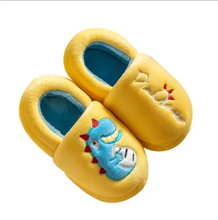Pantofole per bambini autunno e inverno pantofole in cotone per bambini con suola spessa per bambini