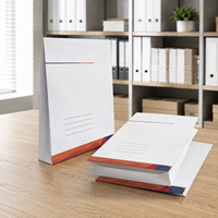 Pochettes d'archives A4 personnalisées avec graphismes, format Slimline, en kraft mat opaque, pour l'organisation des documents gouvernementaux