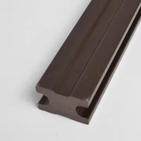 Tercel extérieur en bois plastique composite étanche quille de terrasse wpc solive pour l'installation de terrasse