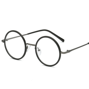 Round Full Rim Metal <b>Eyeglasses</b> <b>Frame</b> 888 Unisex Lightweight Anti Uv Fashion Glasses - Product Image 3
