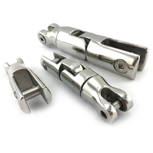 Double-<span class=keywords><strong>Joint</strong></span> liên kết chuỗi xoay Neo nối thép không gỉ Marine phần cứng đánh bóng 12mm stanchion thép đúc dịch vụ - Product Image 4