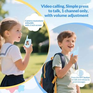 Mini Walkie-Talkie de Video para Niños de 2 Pulgadas, con Cuatro Divertidos Efectos de Cambio de Voz - Product Image 6