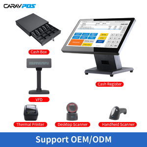 Precio de fábrica 15,6 pulgadas Grand A Panel All In One Windows POS Terminal System para la venta - Product Image 3