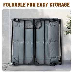 Sofá <span class=keywords><strong>Cama</strong></span> <span class=keywords><strong>Plegable</strong></span> Reclinable Multifuncional de Diseño Moderno, <span class=keywords><strong>Cama</strong></span> Individual de <span class=keywords><strong>Playa</strong></span> con Cojín para Uso en Exteriores, Estructura de Metal - Product Image 3