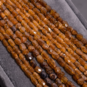 Chaîne de perles de tourmaline brune haut de gamme, polies et facettées, pour la création de bijoux - Product Image 4