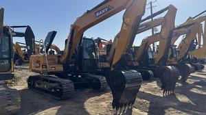 รถขุด Sany 135c มือสอง น้ำหนัก 13.5 ตัน รุ่นปี 2022 ชั่วโมงการทำงานต่ำ สภาพ 95% พร้อมมอเตอร์ เกียร์ PLC ปั๊ม และลูกปืน - Product Image 2