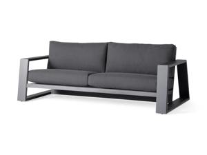 Causeuse de patio contemporaine de luxe de haute qualité ensemble de table et chaises de jardin en aluminium avec mobilier design minimaliste - Product Image 3