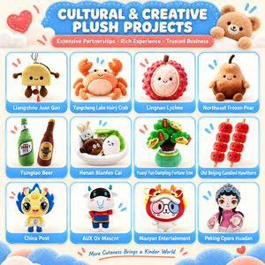 Llavero de Peluche Personalizado con Relleno de Algodón PP, Fabricante OEM, Muñeco de Animal, Pequeños Llaveros, Juguetes de Peluche de 0-10cm, Navidad - Product Image 3
