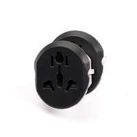 Adaptateur de voyage universel convertisseur de prise de courant UE 605-K2 cuivre entier EU 2pin Europe adaptateur de voyage vers US/AU/UK