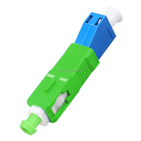Adaptador Híbrido de Fibra Óptica de Alta Calidad, Monomodo Simplex 9/125 SC FC Macho/Hembra con Carcasa de PC para Conexiones de Cable
