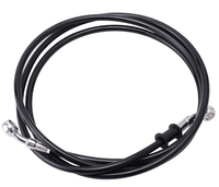 Manguera de Freno de 180 cm, Tubo para Motocicleta, Cable de Freno Hidráulico, Tubo de 10 mm, Manguera Metálica Flexible Corrugada