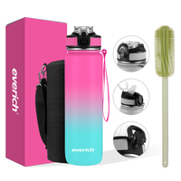 Bouteille d'eau en acier inoxydable 304 avec poignée, revêtement en poudre, placage cuivre, couvercle à ouverture rapide, emballage personnalisé, étui pour bouteille