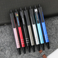Stylos de bureau personnalisés de luxe Stylo gel promotionnel en métal avec matière plastique Largeur d'écriture de 0.5mm Nouveau design