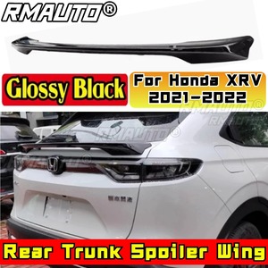 สปอยเลอร์หลังคาท้ายรถยนต์ ชุดแต่ง ABS พลาสติก สปอยเลอร์ปีกหลังสำหรับ Honda VEZEL XRV ปี 2019 2020 2021 2022 2023 อะไหล่ตกแต่ง - Product Image 1