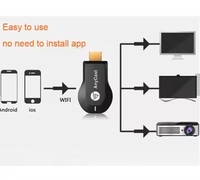 Récepteur sans fil TD12 Anycast Mirror Share Miracast Wifi Display TV Screen Dongle